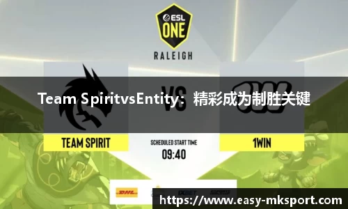 Team SpiritvsEntity：精彩成为制胜关键